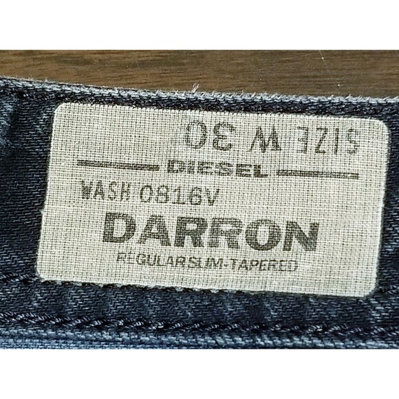 Diesel Darron Jeans Men's Size 30 Button Fly 100% Cotton Denim Indigo (32x30.5) - Picture 5 of 5